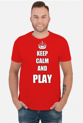 Koszulka męska Keep Calm And Play