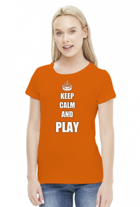 Koszulka damska Keep Calm And Play