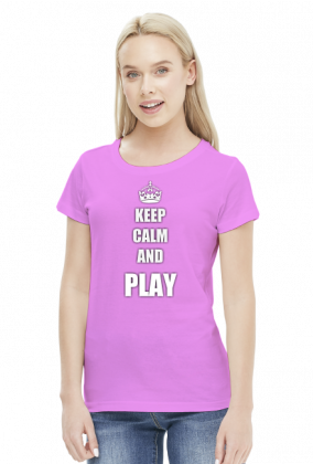 Koszulka damska Keep Calm And Play