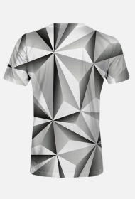 Abstract T-Shirt Męski Black 05