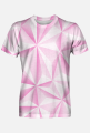 Abstract T-Shirt Męski Pink 05