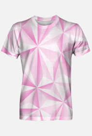 Abstract T-Shirt Męski Pink 05