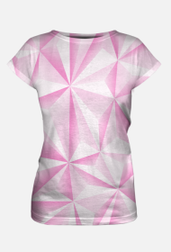 Abstract T-Shirt Damski Pink 05
