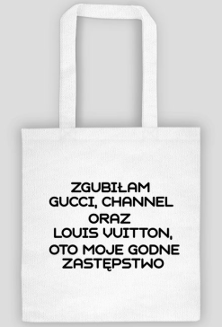 Torba Zgubiłam gucci, channel...