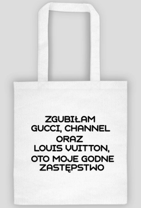 Torba Zgubiłam gucci, channel...