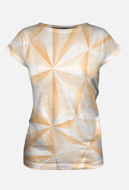 Abstract T-Shirt Damski Orange 05