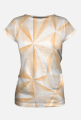 Abstract T-Shirt Damski Orange 05
