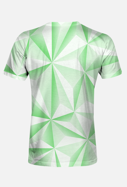 Abstract T-Shirt Męski Green 05