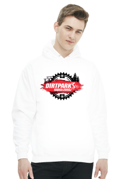 Biała bluza z kapturem