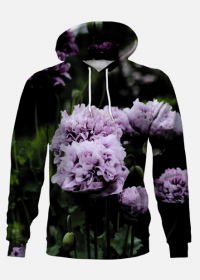 Bluza z nadrukiem Fioletowe kwiaty