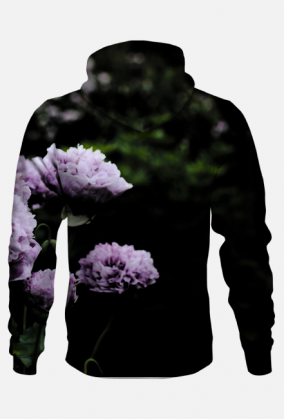 Bluza z nadrukiem Fioletowe kwiaty