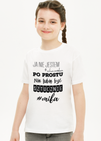 Koszulka dziecięca - Ja nie jestem chamska