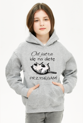 Bluza dziecięca - Od jutra idę na dietę