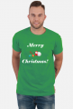 Koszulka świąteczna "Merry Christmas" Mikołaj z prezentami