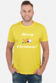 Koszulka świąteczna "Merry Christmas" Mikołaj z prezentami