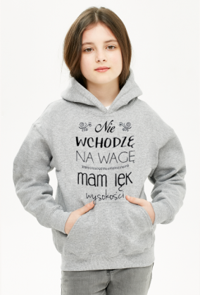 Bluza dziecięca - Nie wchodzę na wagę