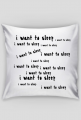 i want to sleep