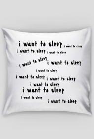 i want to sleep