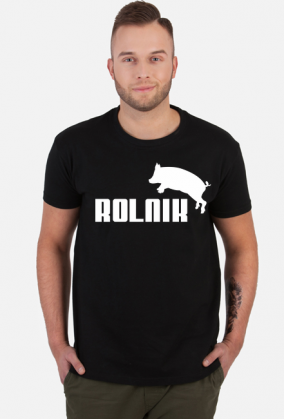 Koszulka z napisem Rolnik Pumba