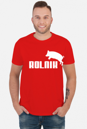 Koszulka z napisem Rolnik Pumba
