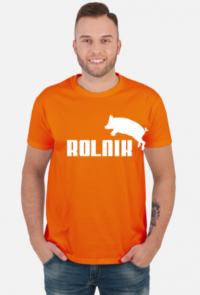 Koszulka z napisem Rolnik Pumba