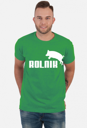Koszulka z napisem Rolnik Pumba