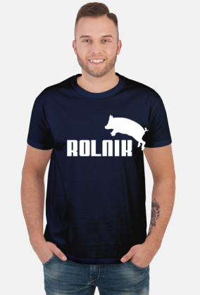 Koszulka z napisem Rolnik Pumba