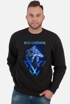Wilki Czarnoboga bluza napis