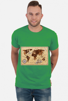 Mapa Świat Kontynenty Podróże Geografia Europa Ameryka Azja RÓŻNE KOLORY