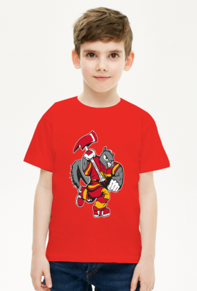 Koszulka dziecięca "Wiewiórka strażak"