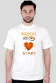 T-shirt Brzydki-Stary