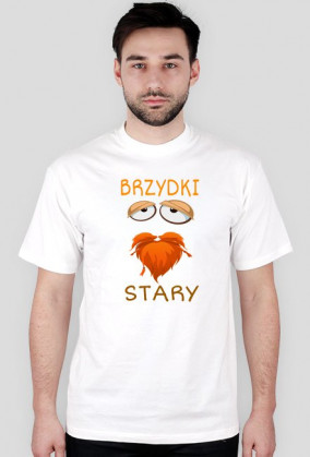 T-shirt Brzydki-Stary