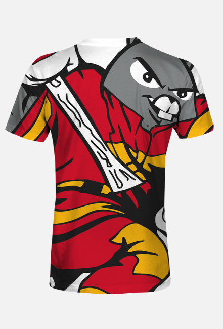 Koszulka full print "Wiewiórka strażak"