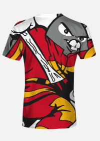 Koszulka full print "Wiewiórka strażak"