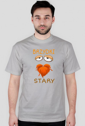 T-shirt Brzydki-Stary