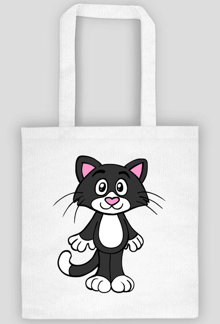 Torba bawełniana z kocurkiem