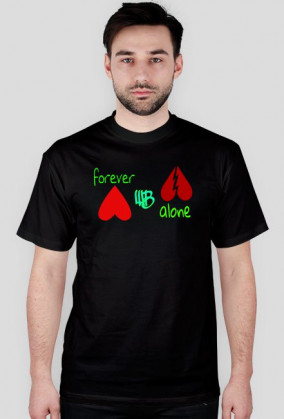 T-shirt forever alone WB