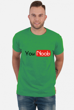 YouNoob czarny napis 'You'
