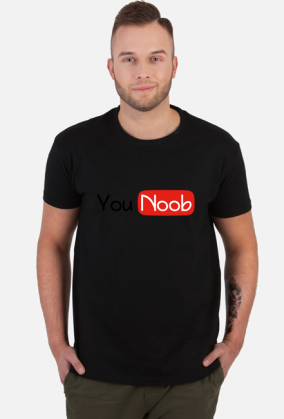 YouNoob czarny napis 'You'