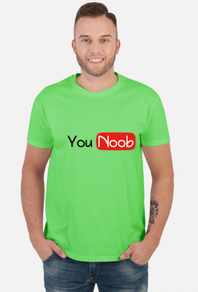 YouNoob czarny napis 'You'