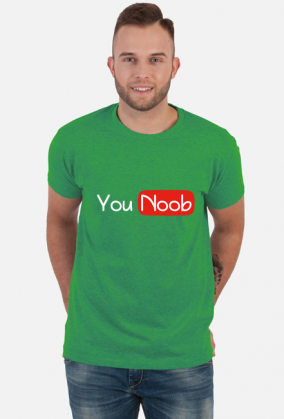 YouNoob biały Napis 'You'