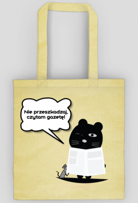 Torba ekologiczna z kotem