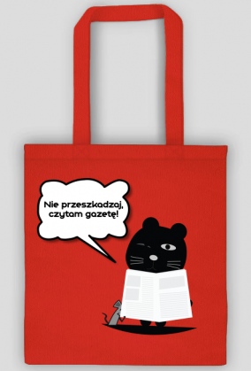 Torba ekologiczna z kotem