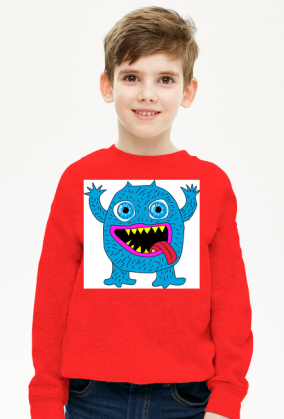 Bluza Blue Monster