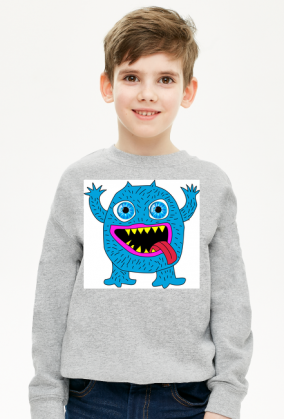 Bluza Blue Monster