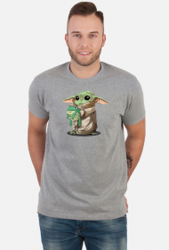 Baby Yoda with Frog Żaba