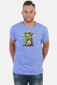 Baby Yoda with Frog Żaba