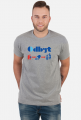 Sprzątam po swoim psie / męski t-shirt