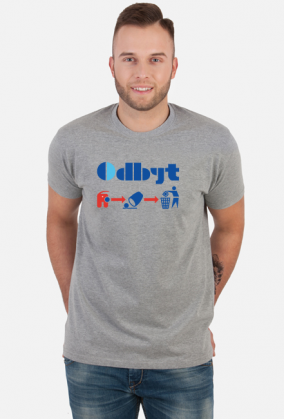 Sprzątam po swoim psie / męski t-shirt