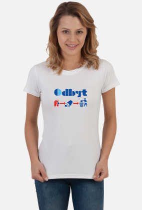 Sprzątam po swoim psie / damski t-shirt